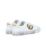 Baskets No Name Strike Side Nappa/P.Zebra White/Natural