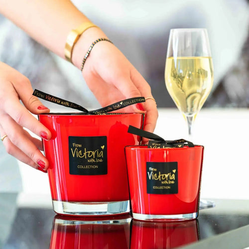 Bougie Victoria Glossy Red Summer