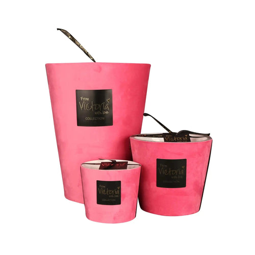 Bougie Victoria Velvet Fushia