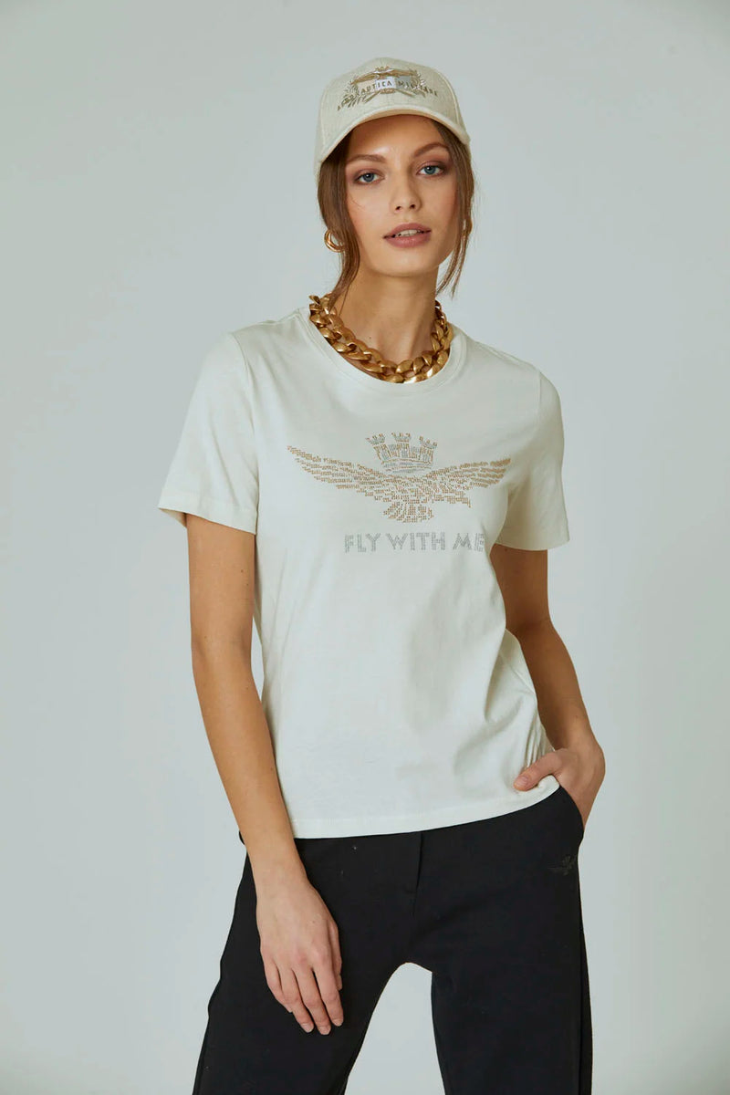 T-shirt Aeronautica Militare Ghiacco