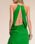 Robe longue Karma Koma Anna Dos nu Lime