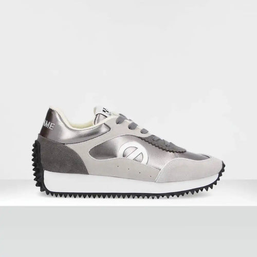 Baskets No Name Punky Jogger Alux/Suede - Carbone/L.Grey