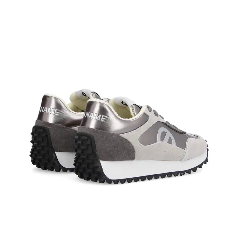 Baskets No Name Punky Jogger Alux/Suede - Carbone/L.Grey