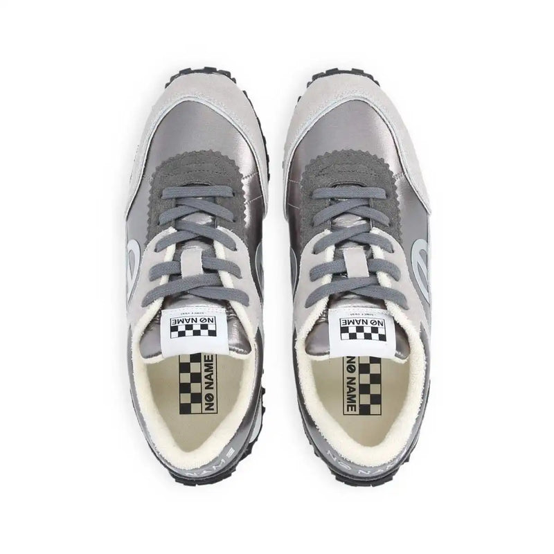 Baskets No Name Punky Jogger Alux/Suede - Carbone/L.Grey
