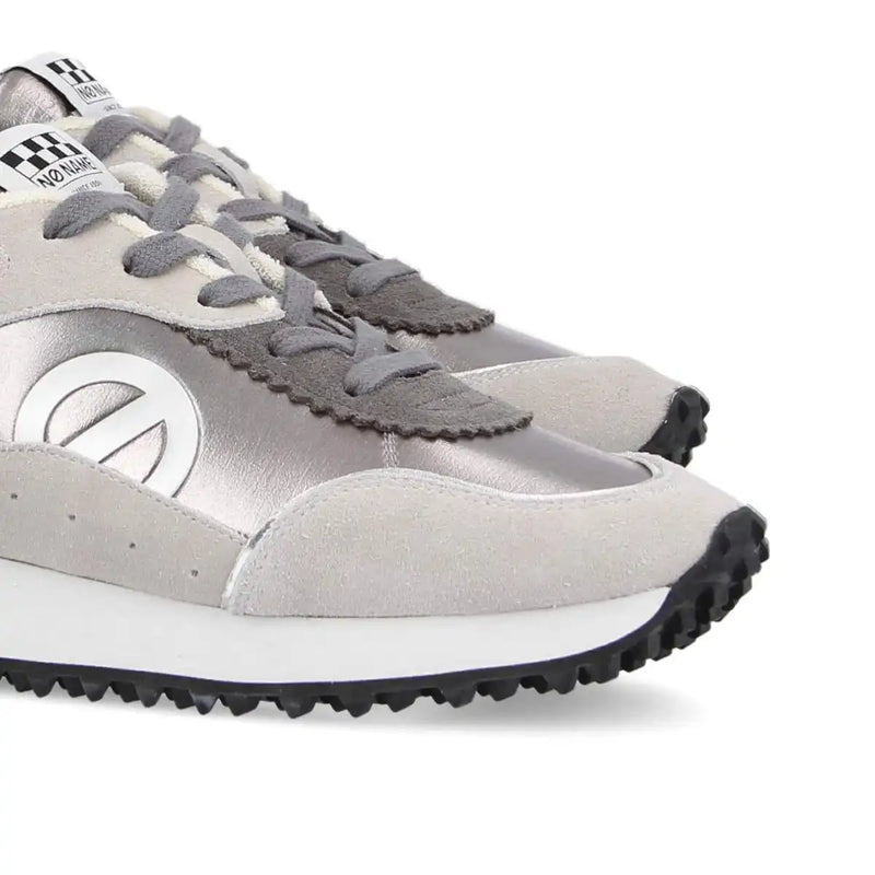 Baskets No Name Punky Jogger Alux/Suede - Carbone/L.Grey