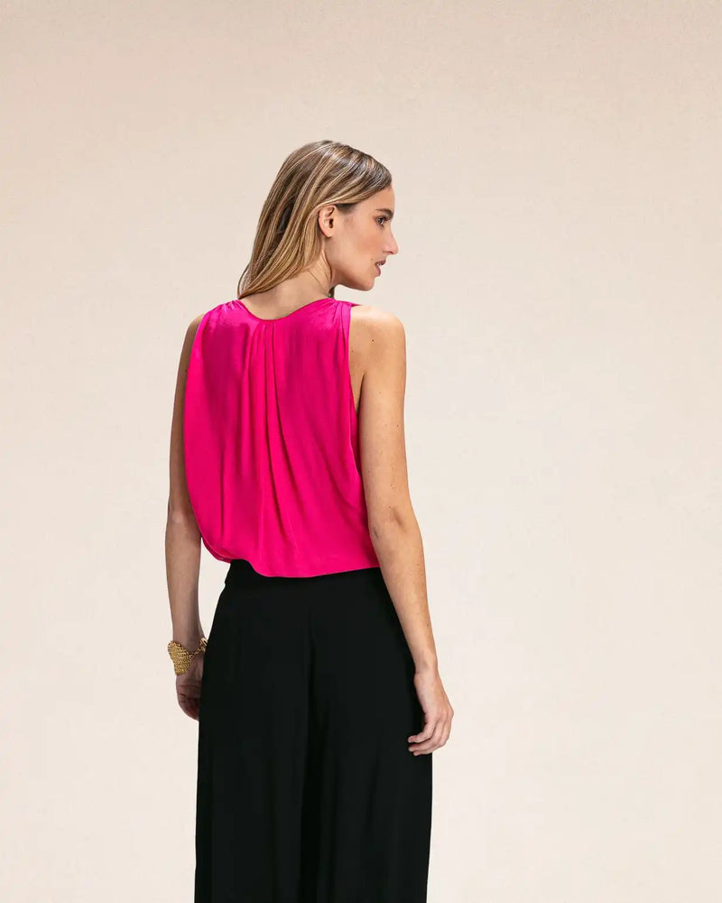 Top Karma Koma Bene Rose Fluo