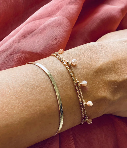 bracelet femme zag pur dore