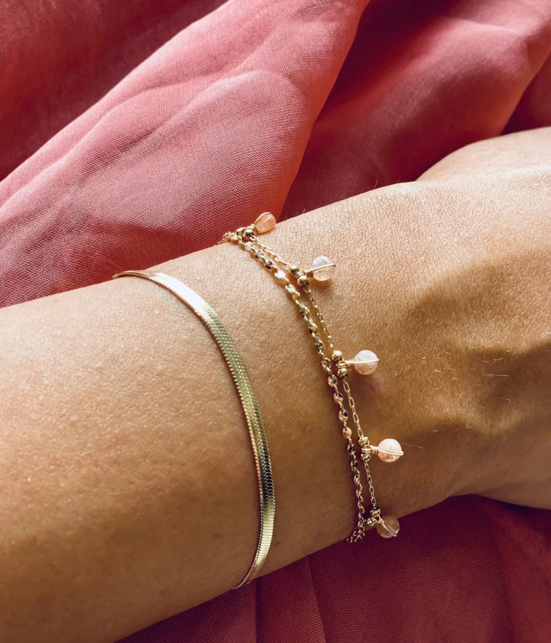 bracelet femme zag pur dore