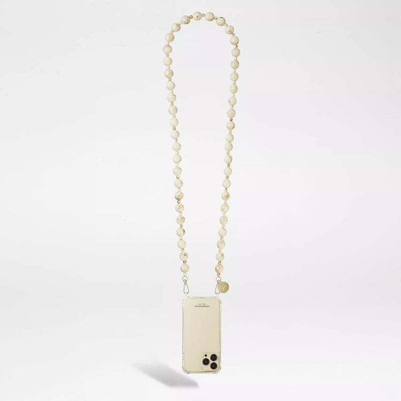 Chaîne bijoux La Coque Française Léonie Beige