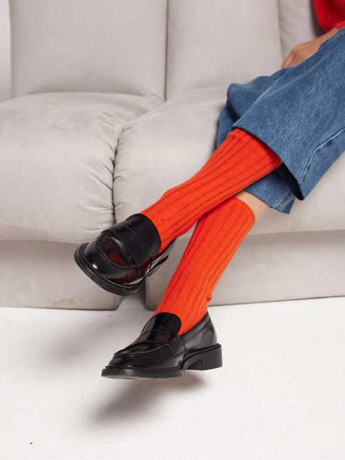 Chaussettes Notshy Irène Orange