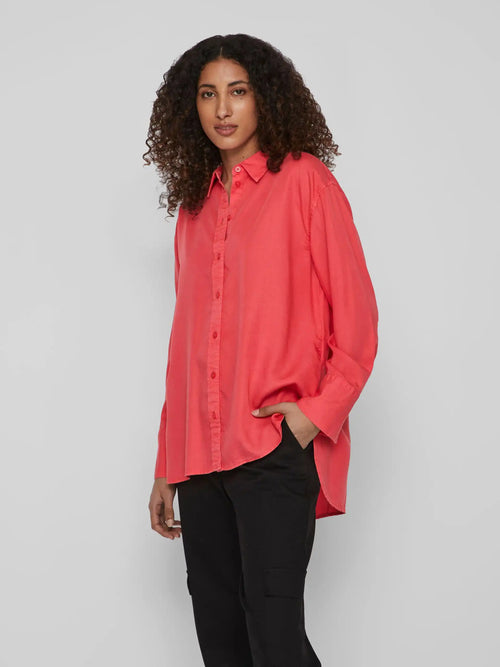 Chemise Vila Vibinna Pink Yarrow