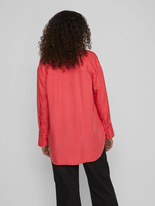 Chemise Vila Vibinna Pink Yarrow