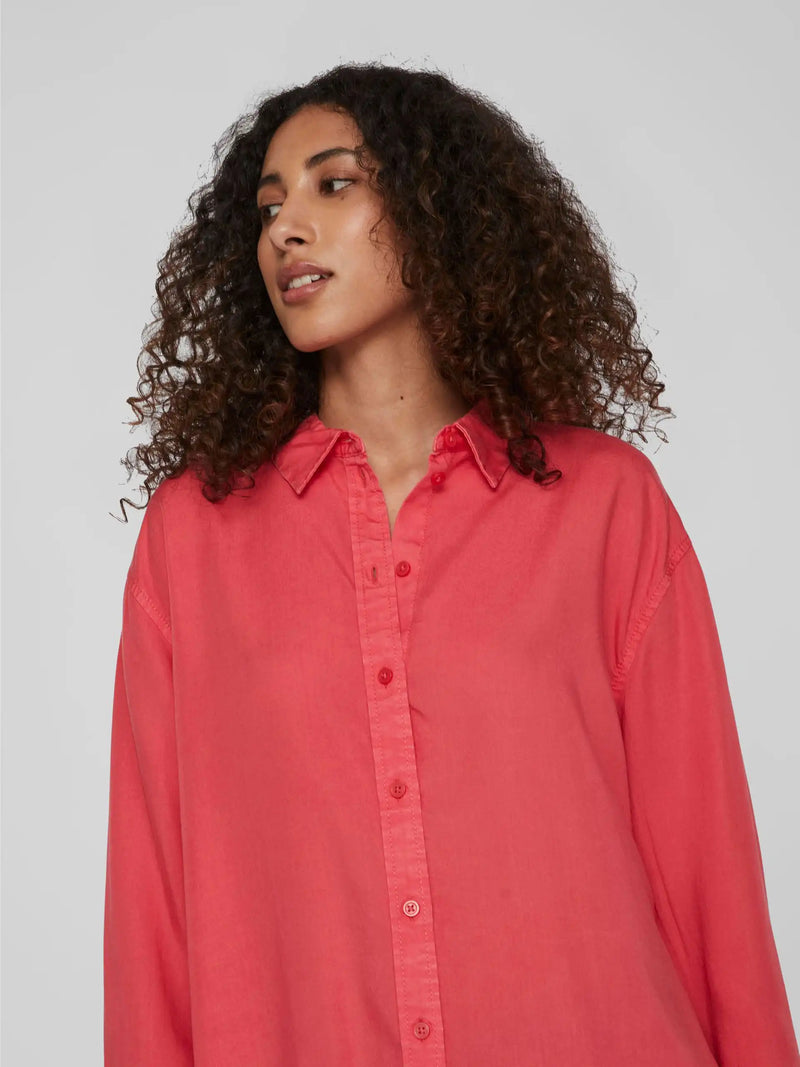 Chemise Vila Vibinna Pink Yarrow