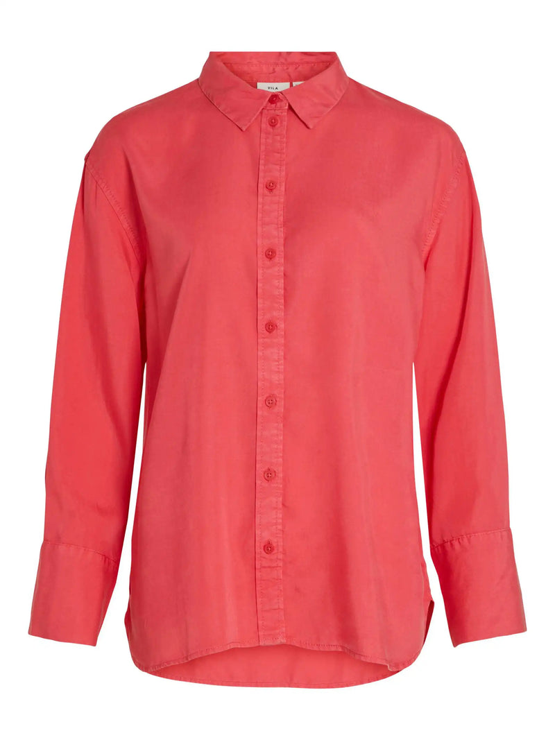 Chemise Vila Vibinna Pink Yarrow