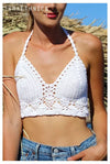 Crop-Top LaraEthnics Mahe Blanc