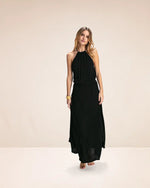 Robe longue Karma Koma Cruz Dos nu Black
