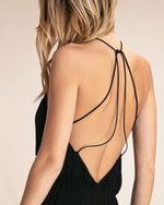 Robe longue Karma Koma Cruz Dos nu Black