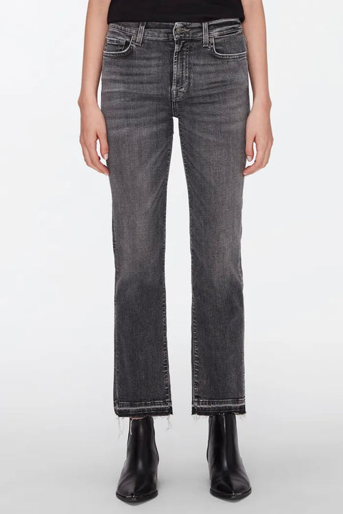 Jeans Seven Straight Crop Soho Grey