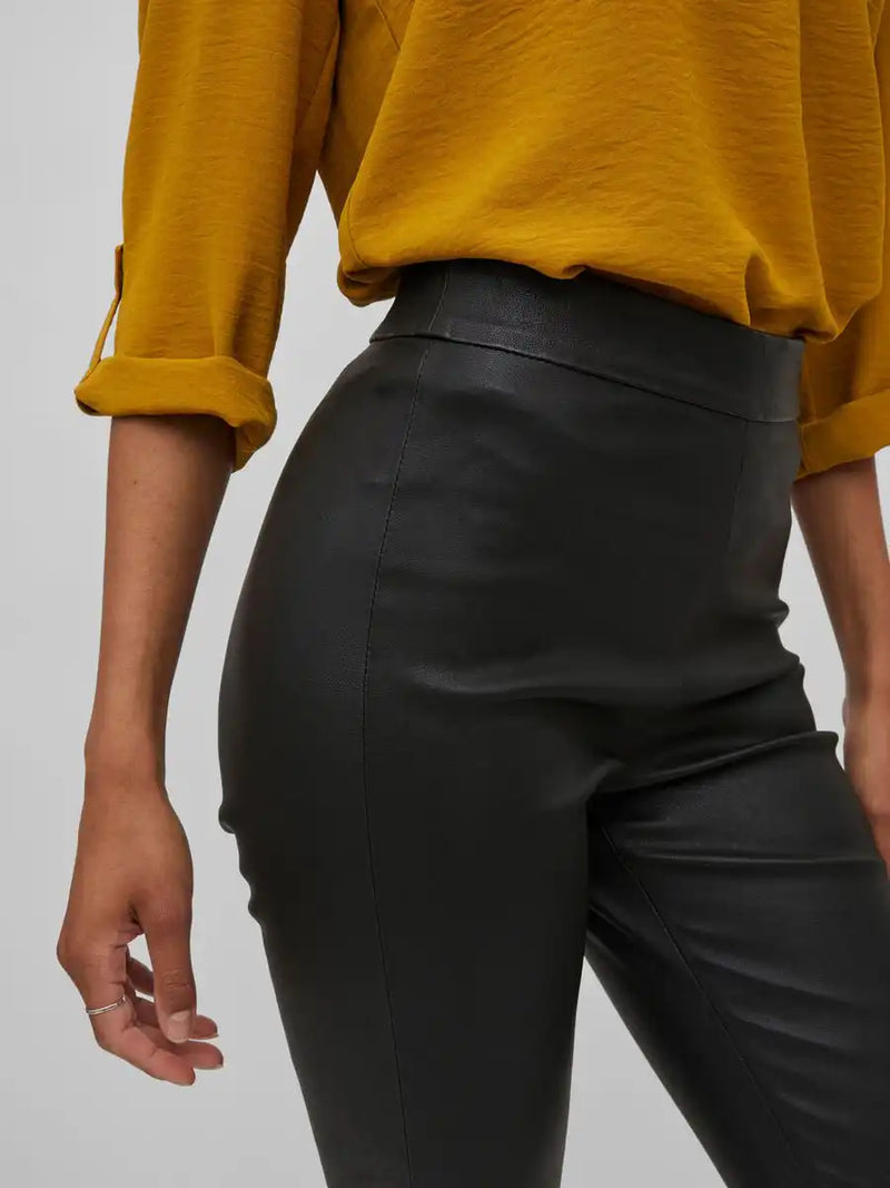 Legging cuir veritable hot sale