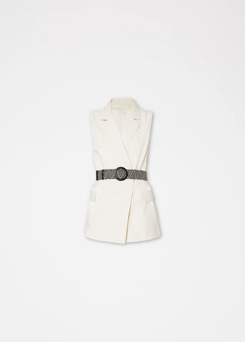 Gilet en sergé Liu Jo Beurre