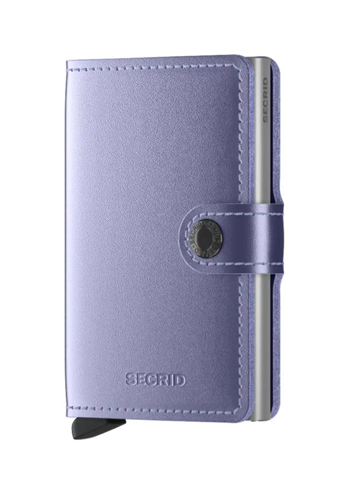 Porte-cartes Secrid MME Miniwallet Metallic Lila