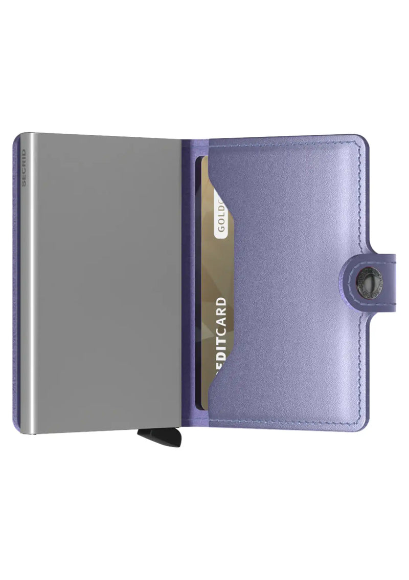 Porte-cartes Secrid MME Miniwallet Metallic Lila