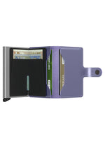 Porte-cartes Secrid MME Miniwallet Metallic Lila