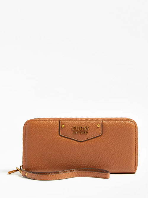 Maxi portefeuille Guess Eco brenton Caramel