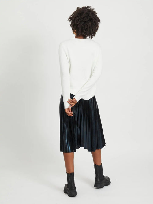 Pull Vila Viril col V White Alyssum