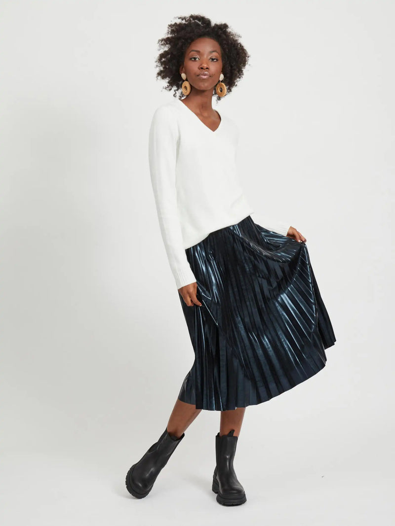 Pull Vila Viril col V White Alyssum