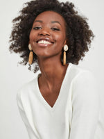 Pull Vila Viril col V White Alyssum