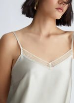 Robe Liu Jo en satin Ivoire et Mousse