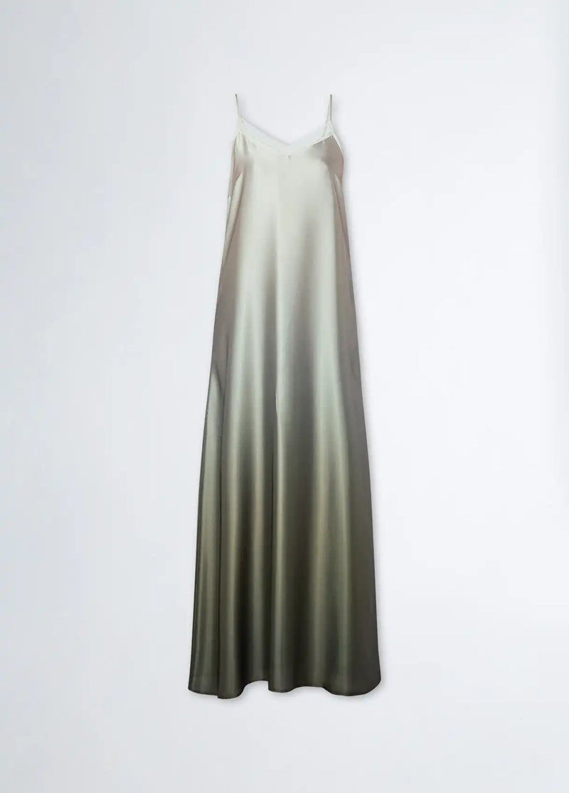 Robe Liu Jo en satin Ivoire et Mousse