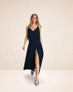 Robe longue Karma Koma Faustina Dos nu Peacock