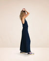 Robe longue Karma Koma Faustina Dos nu Peacock