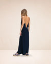 Robe longue Karma Koma Faustina Dos nu Peacock