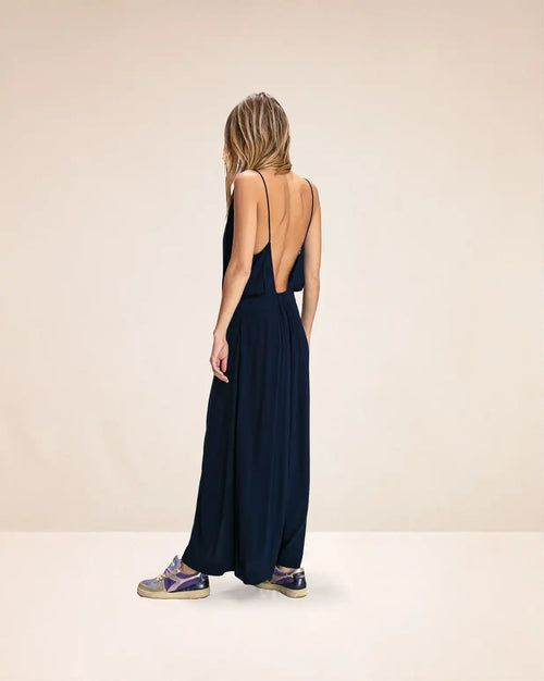 Robe longue Karma Koma Faustina Dos nu Peacock