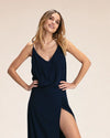 Robe longue Karma Koma Faustina Dos nu Peacock