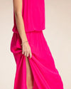 Robe longue Karma Koma Maeva Dos nu Rose Fluo