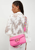 Sac Porté Epaule Liu Jo Ecoconçu Framboise