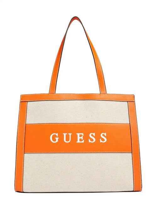 Cabas Guess Salford Natural Orange