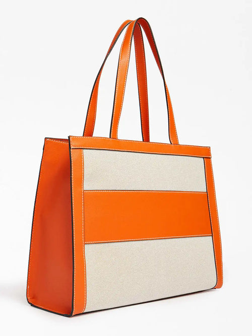 Cabas Guess Salford Natural Orange