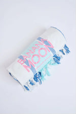 Serviette de Plage Banana Moon Willian Marbella Bleu