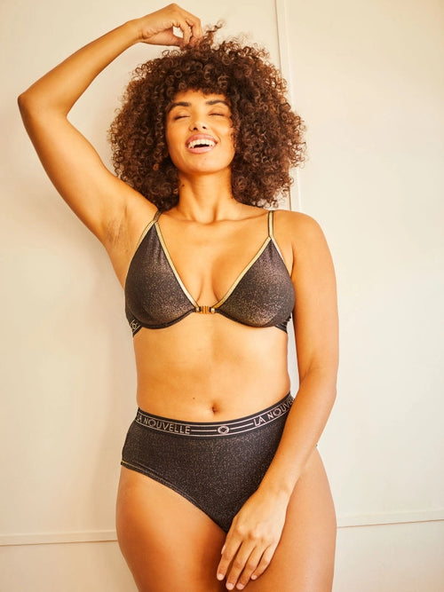 Soutien Gorge La Nouvelle Jackie Noir Lurex