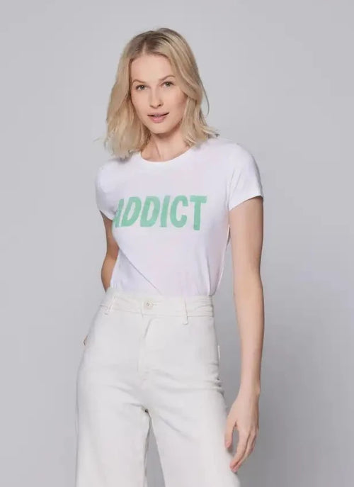 T-shirt Majestic Filatures Addict Apple Green