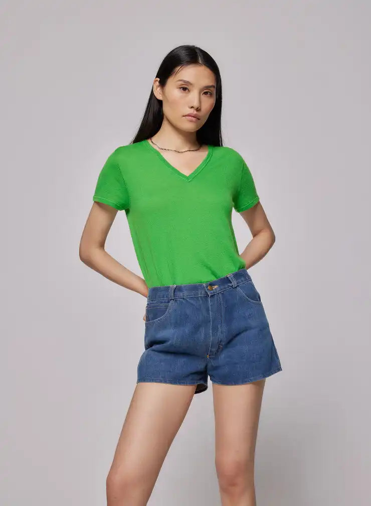 T-shirt Majestic Filatures Apple Green