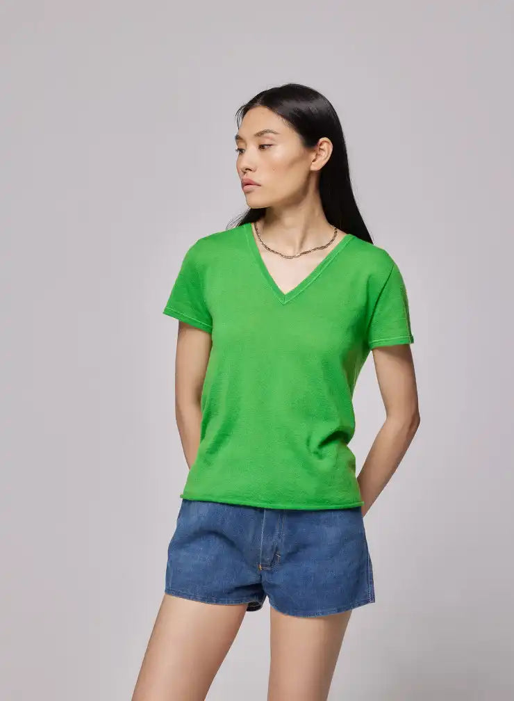 T-shirt Majestic Filatures Apple Green