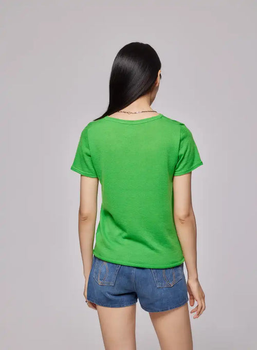 T-shirt Majestic Filatures Apple Green