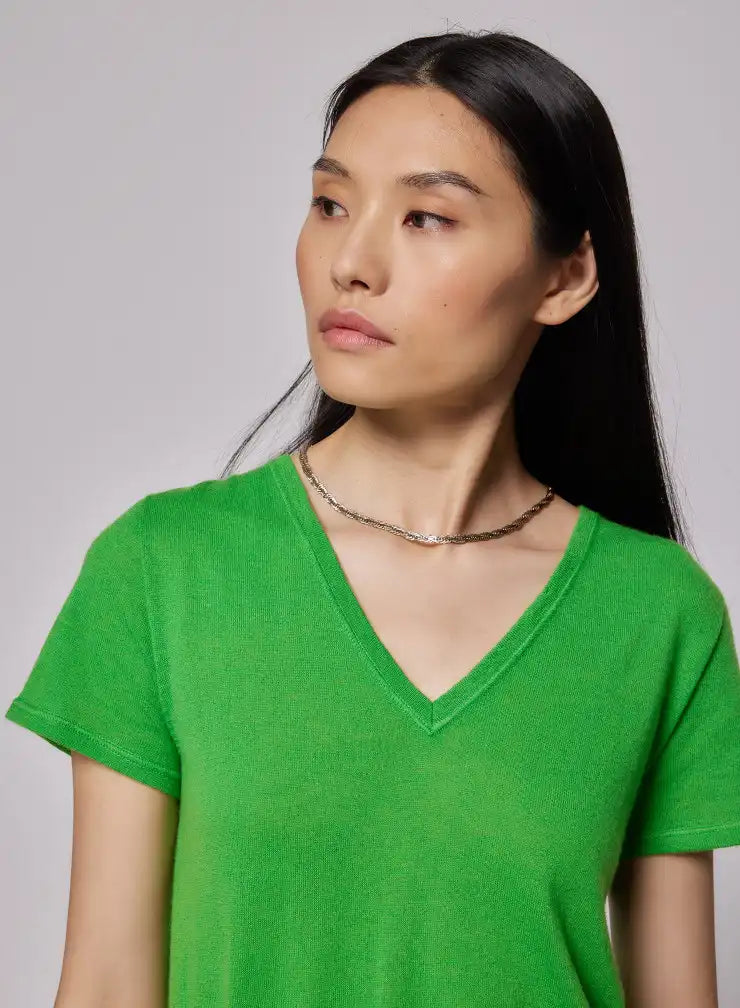 T-shirt Majestic Filatures Apple Green