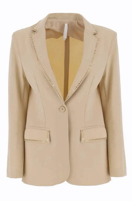 Blazer Imperial finitions à clous Beige